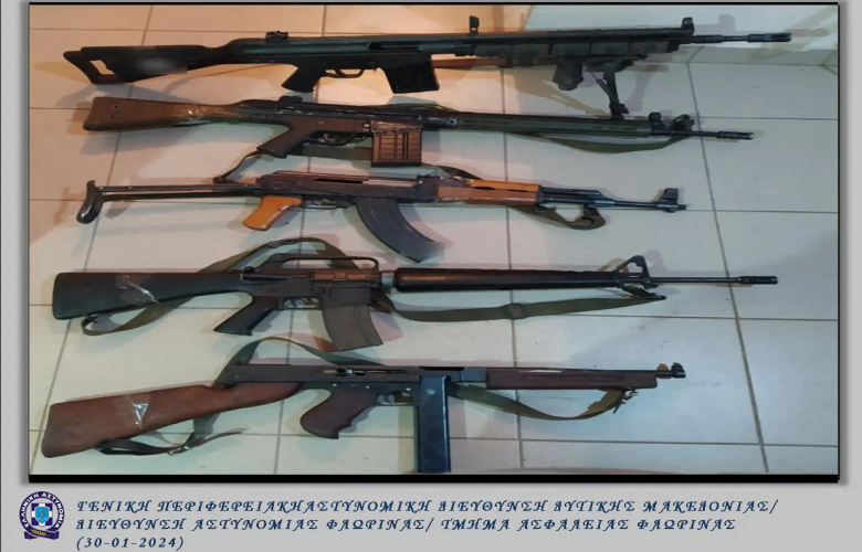 Και άλλα όπλα εντοπίστηκαν στην στέγη του σπιτιού στην Φλώρινα – Έρευνα από ΕΥΠ και αντιτρομοκρατική