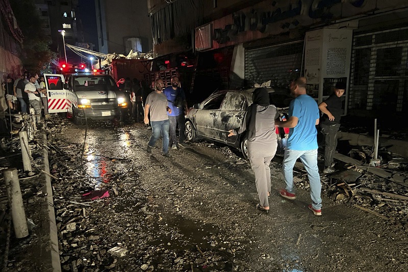 Δύο νεκροί και τουλάχιστον 17 τραυματίες από το ισραηλινό πλήγμα στη Βηρυτό