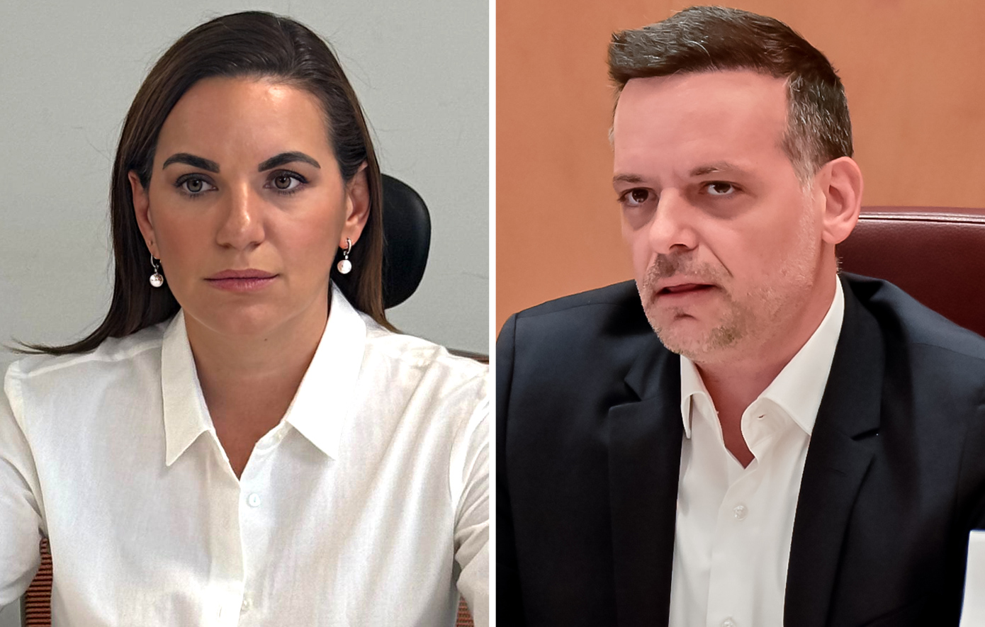 Όλγα Κεφαλογιάννη κατά Δούκα: Αντί να αναλάβει τις ευθύνες που του αναλογούν για τα γκράφιτι κατά του Ισραήλ, κάνει φτηνή προπαγάνδα