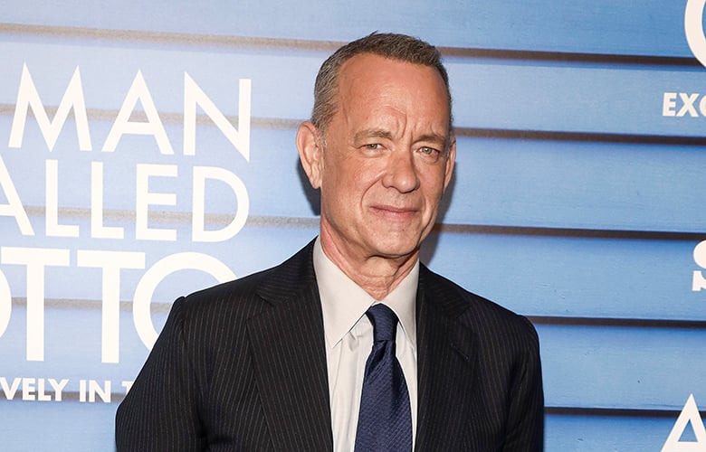 Η ενσάρκωση του Αβραάμ Λίνκολν από τον Τομ Χανκς στην οθόνη.