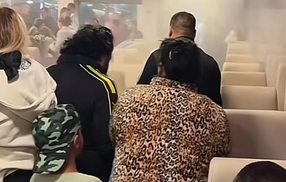 Πλοίο «Νήσος Σάμος»: περιστατικό που ενεργοποίησε το σύστημα πυρόσβεσης.